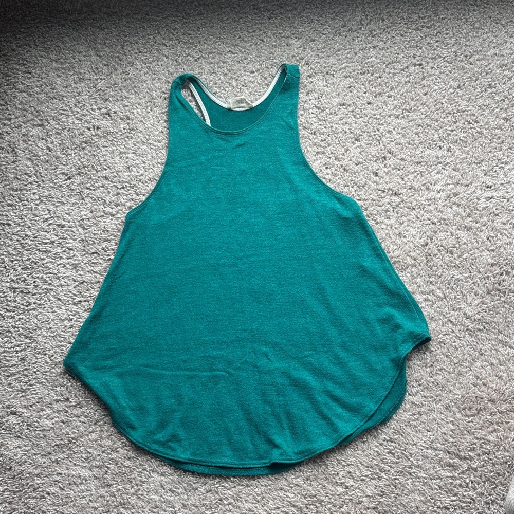 Wilfred (Aritzia) Women’s Racerback Tank Top— Teal
